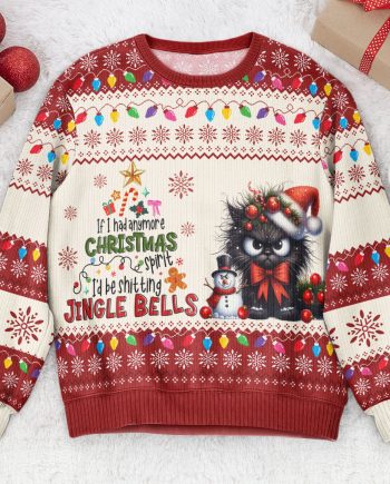 Funny Ugly Sweaters - I'd Be Sh*tting Jingle Bells - For Coworkers, Boss - Personalized Ugly Sweater