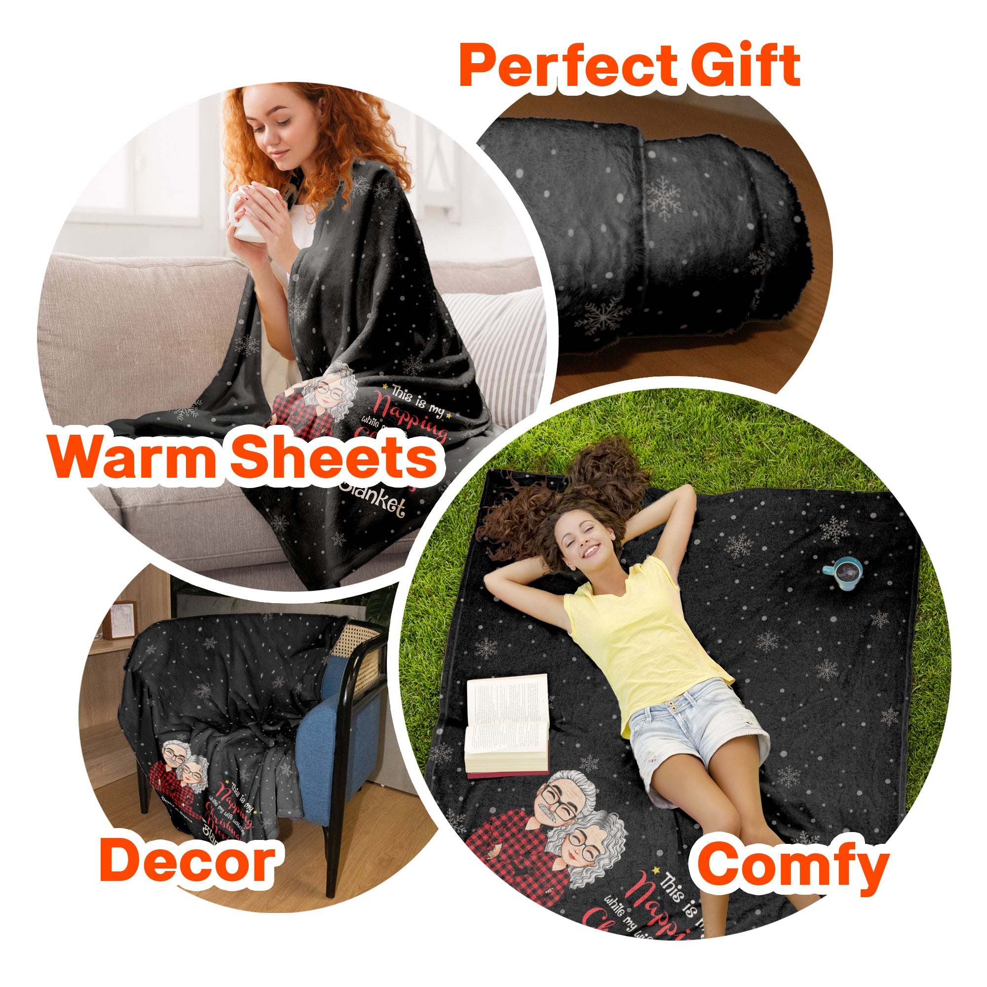 This Is My Napping Blanket - Personalized Blanket - Anniversary, Valentine, Christmas, New Year Gift For Husband, Wife, Lover, Boyfriend, Girlfriend Big Size