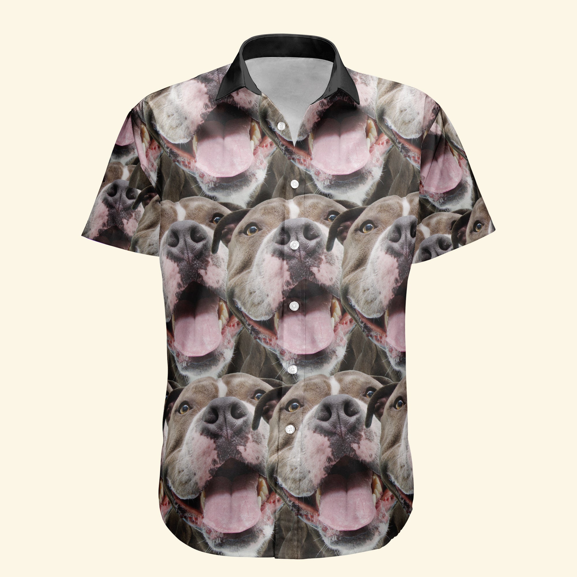 Custom Face Funny Summer For Dog Lovers - Personalized Photo Hawaiian Shirt