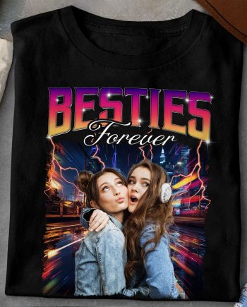 Friends Besties Bootlag Rap Retro Custom Photo - Personalized PhotoOne Size Shirt