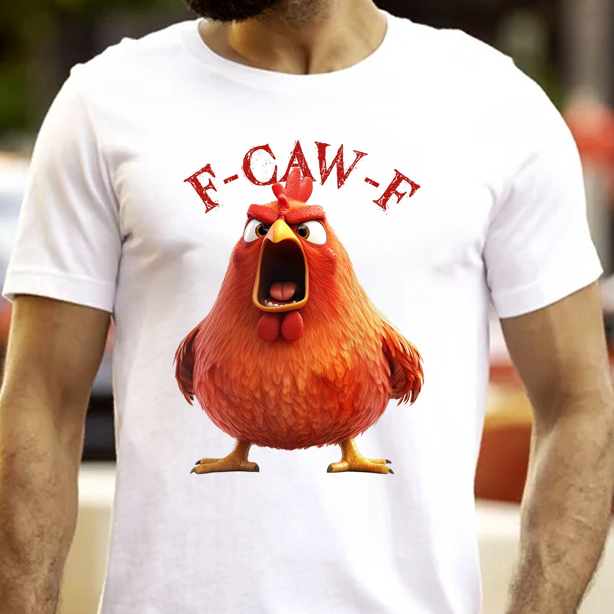 FunnyOne Size Shirt - Humorous Crow F-Caw-F - PersonalizedOne Size Shirt