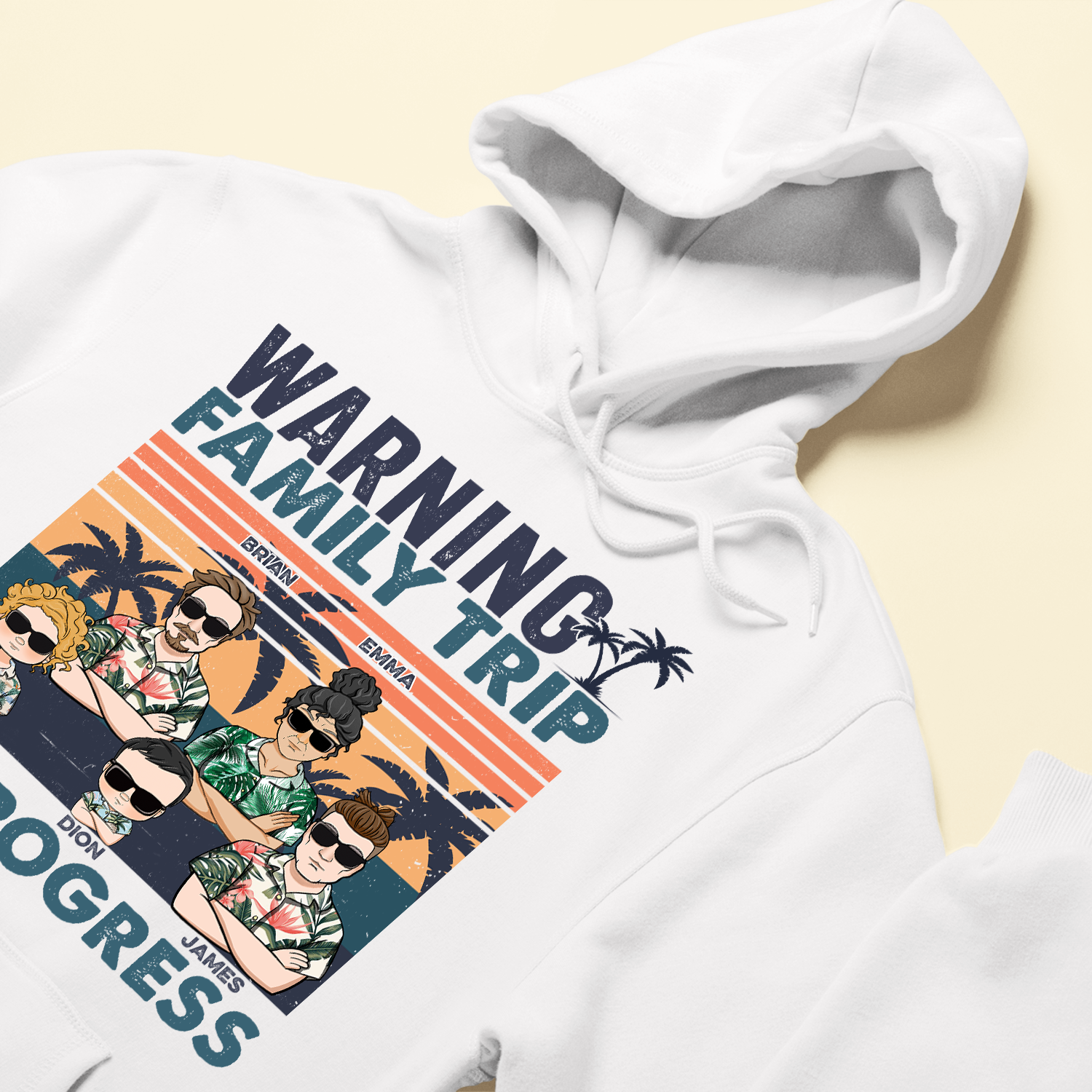 Warning Family Trip In Progress - PersonalizedOne Size Shirt